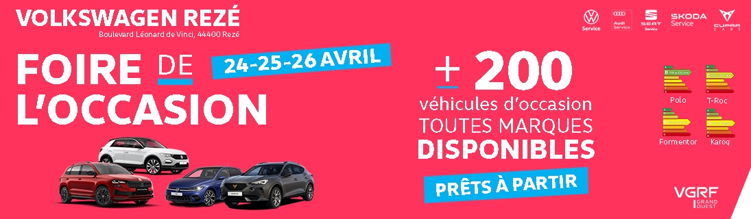 Volkswagen Rezé - FOIRE DE L'OCCASION Volkswagen Rezé